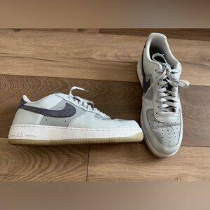 Nike Air Force Men's 1 Low '07 LV8 Pure Platinum Light Carbon Grey FJ4170-001